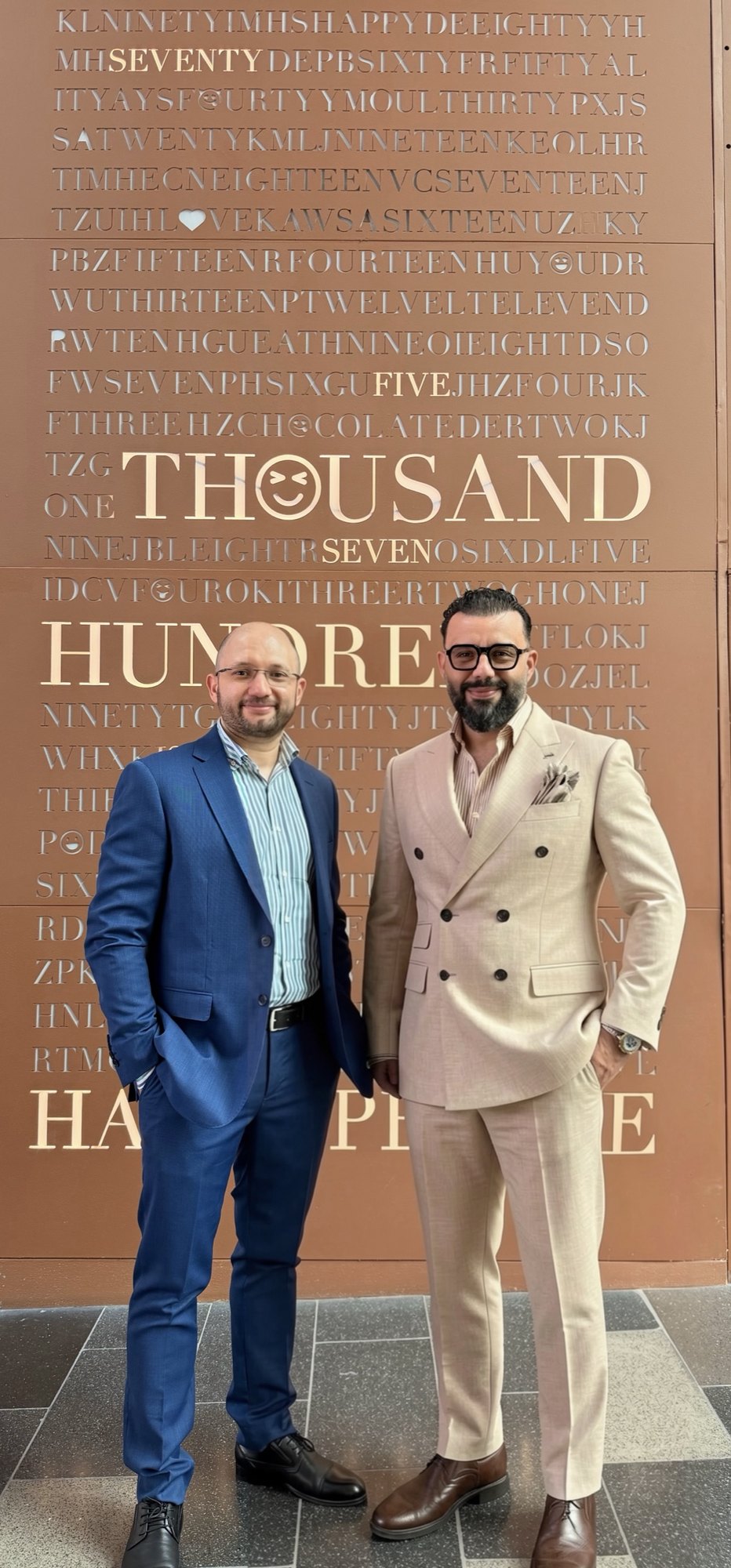 Mahmoud Elkady with an executive partner
